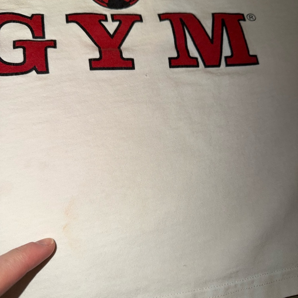 Vintage World Gym Gorilla Tank Top Retro Y2K Bodybuilding Workout Muscle Shirt - Picture 5 of 5